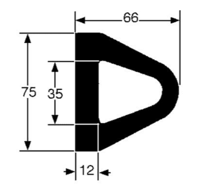 Para-lamas de borracha Delta