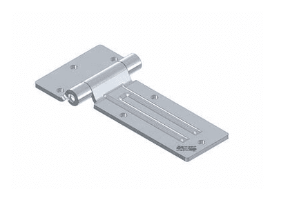 Dobradiças em aço inoxidável polido