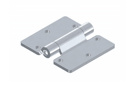 Dobradiça lateral plana para portas grandes em várias aplicações