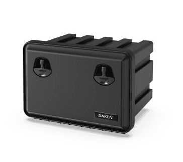 CAIXA DE FERRAMENTAS JUST 600 EM POLIPROPILENO NEGRO COM SUPORTES  